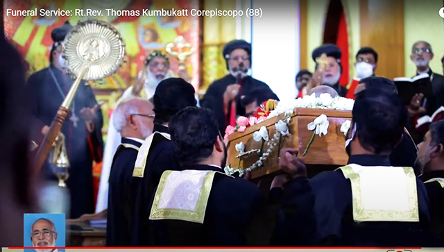 Funeral Service: Rt.Rev. Thomas Kumbukatt Corepiscopo